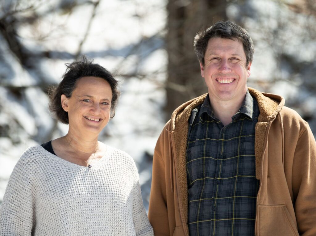 Julia Shanks and Dan Brisebois